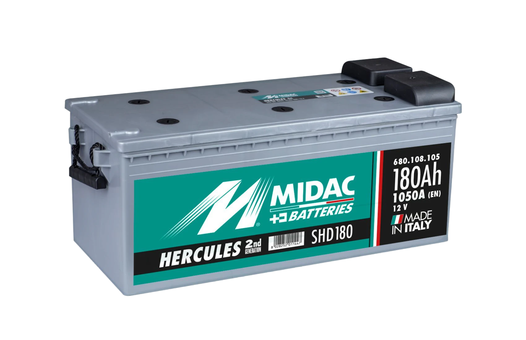 MIDAC HERCULES 180AH L+, 180SHD 680.108.105 