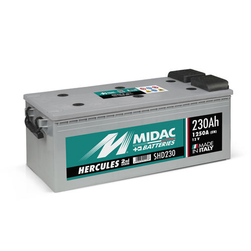 MIDAC HERCULES 230AH L+, 230SHD 730.103.125 